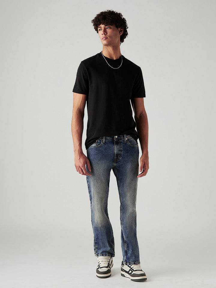 Men's Tinted 527 Med Indigo Bootcut Mid Rise Jeans