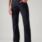 Men's 527 Navy Bootcut Fit Mid Rise Jeans - Front View