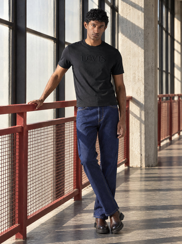 Mens 527 Mid Rise Bootcut Fit Cotton Stretch Blend Jeans