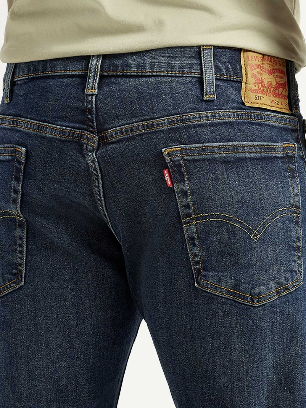 Men's 517 Dark Indigo Bootcut Fit Mid Rise Jeans - Detail View