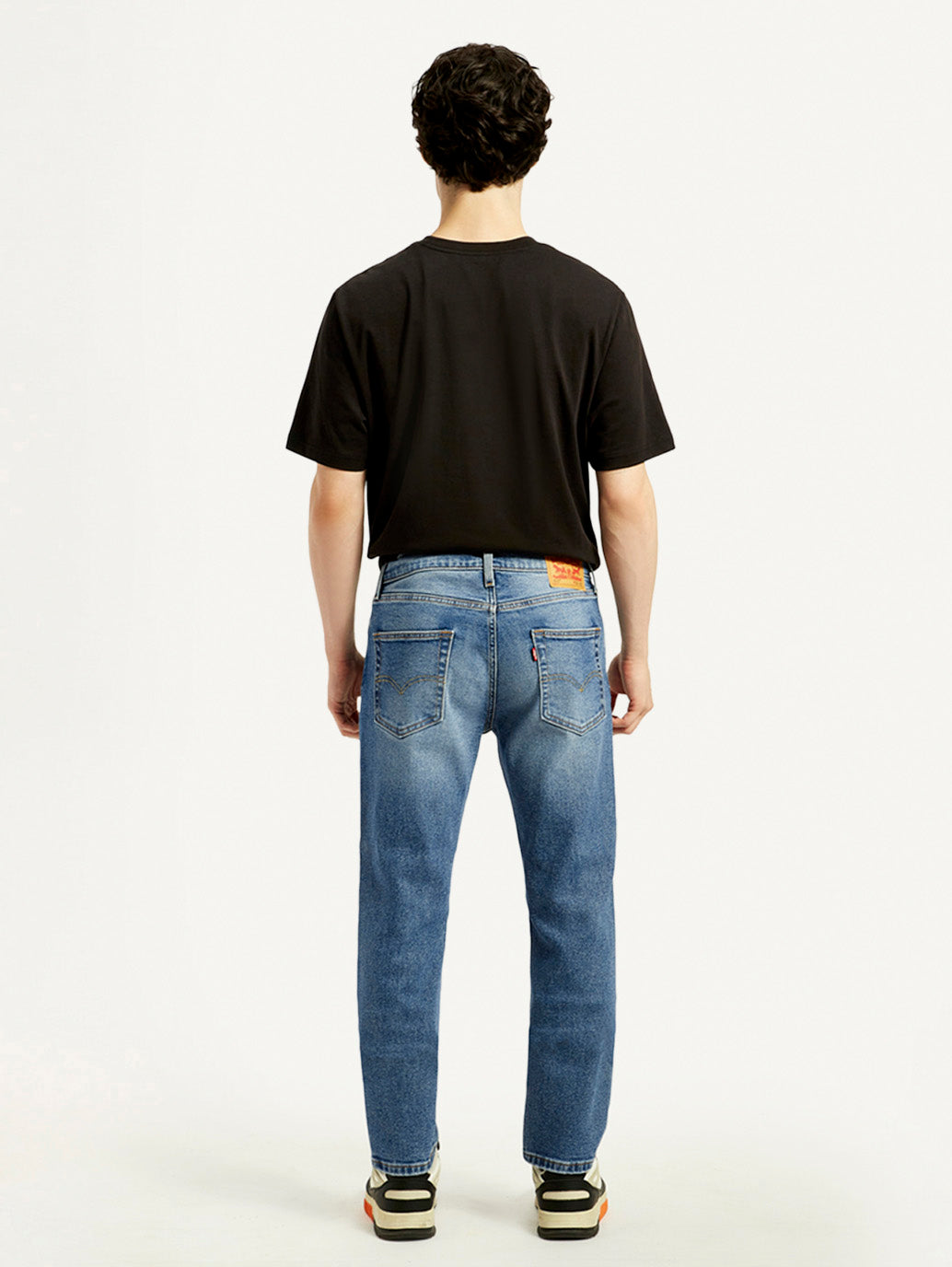Men's 517 Med Indigo Bootcut Fit Mid Rise Jeans - Back View
