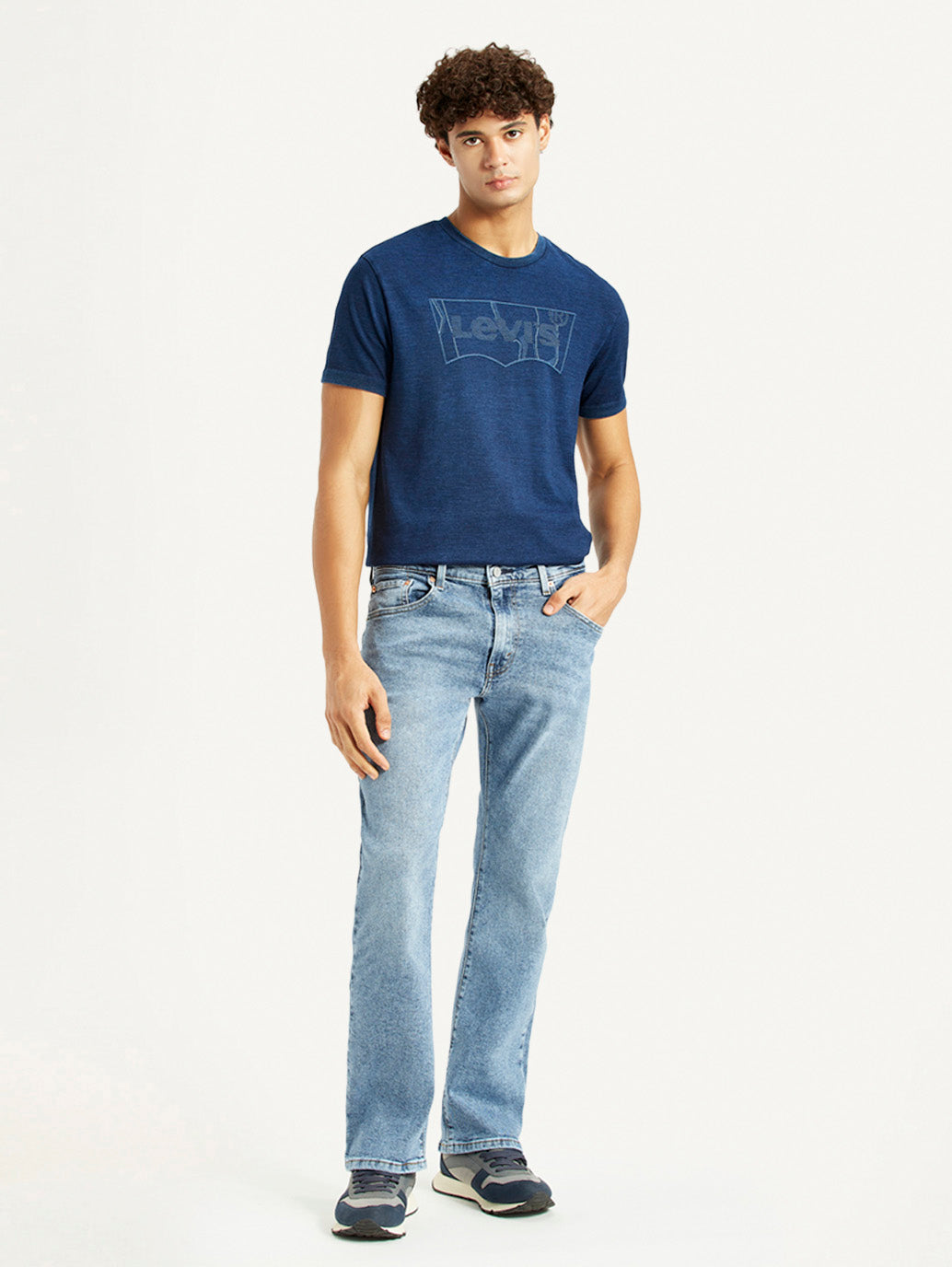 Men's 517 Light Indigo Bootcut Fit Mid Rise Jeans - Front View