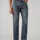 Men's 517 Dark Blue Bootcut Fit Mid Rise Jeans - Front View