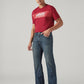 Men's 517 Dark Blue Bootcut Fit Mid Rise Jeans - Side View