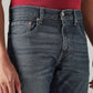 Men's 517 Dark Blue Bootcut Fit Mid Rise Jeans - Detail View