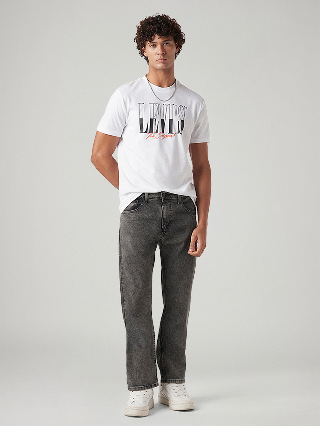Men's 517 Charcoal Grey Bootcut Fit Mid Rise Jeans