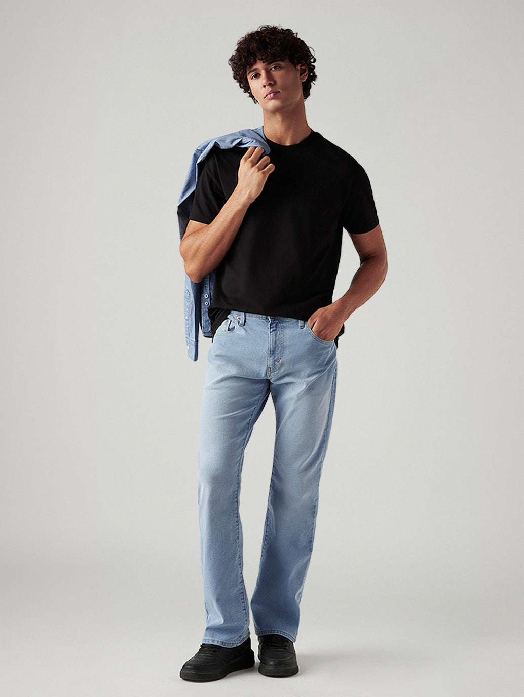Men's 517 Light Indigo Bootcut Mid Rise Jeans