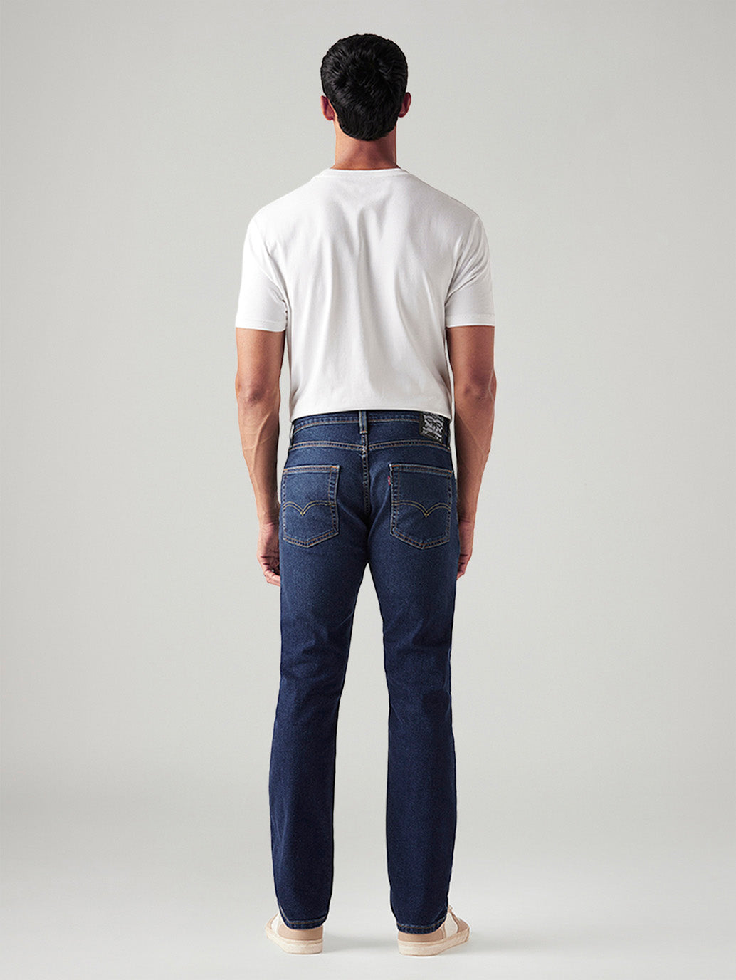 Men's 517 Dark Indigo Bootcut Fit Mid Rise Jeans - Back View