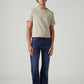 Men's 517 Dark Blue Bootcut Fit Mid Rise Jeans - Front View