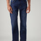 Men's 517 Dark Blue Bootcut Fit Mid Rise Jeans - Front View