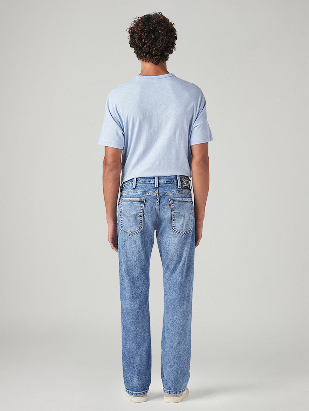 Men's 517 Light Blue Bootcut Fit Mid Rise Jeans - Back View