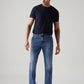 Men's 517 Blue Bootcut Fit Mid Rise Jeans - Front View