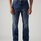 Men's 517 Blue Bootcut Fit Mid Rise Jeans - Front View