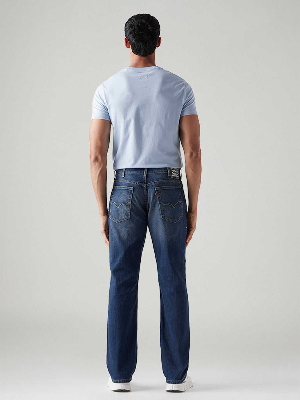 Men's 517 Dark Indigo Bootcut Fit Mid Rise Jeans - Back View