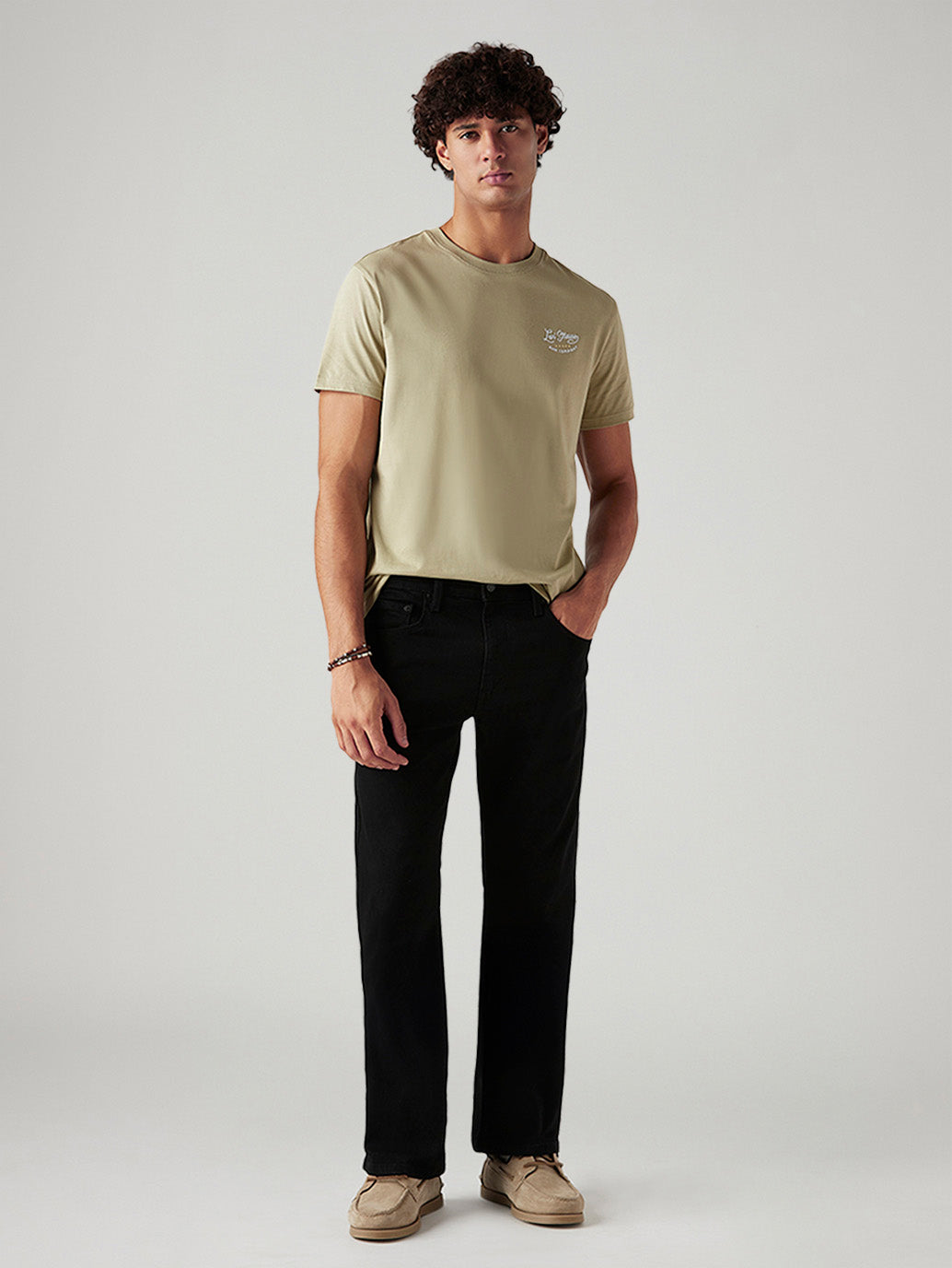 Men's 517 Black Bootcut Mid Rise Jeans