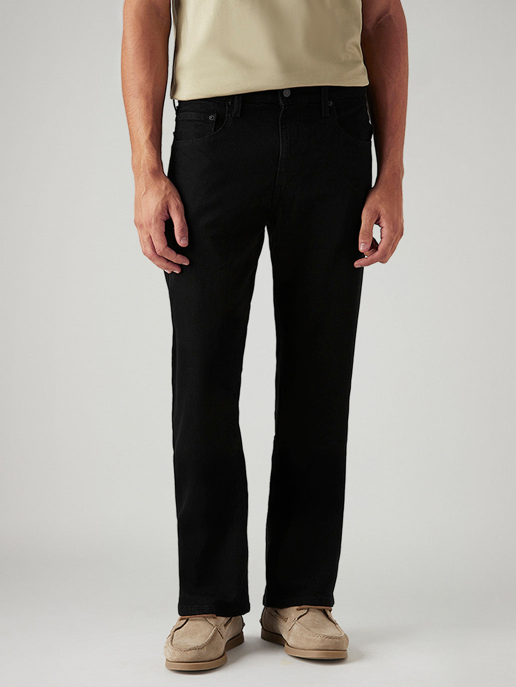 Men's 517 Black Bootcut Mid Rise Jeans – Levis India Store