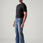 Men's 517 Blue Bootcut Fit Mid Rise Jeans - Side View