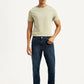 Men's 541 Dark Indigo Athletic Tapered Fit Mid Rise Jeans - Front View