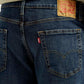 Men's 541 Dark Indigo Athletic Tapered Fit Mid Rise Jeans - Detail View