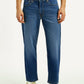 Men's 541 Mid Indigo Athletic Tapered Fit Mid Rise Jeans - Front View