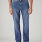 Men's 541 Blue Athletic Tapered Fit Mid Rise Jeans - Front View