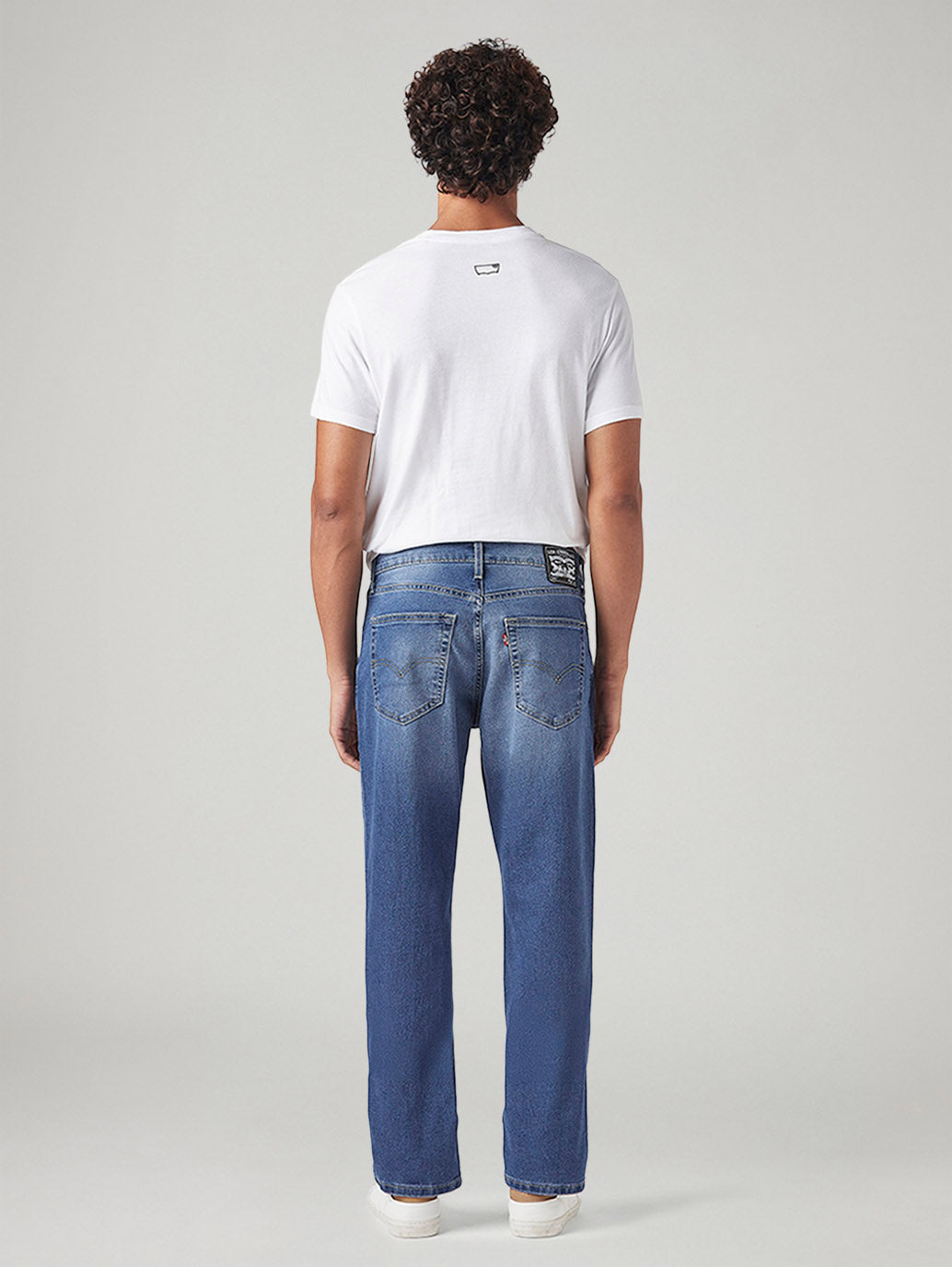 Men's 541 Blue Athletic Tapered Fit Mid Rise Jeans - Back View