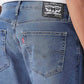 Men's 541 Blue Athletic Tapered Fit Mid Rise Jeans - Detail View
