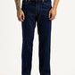 Men's 541 Dark Blue Athletic Tapered Fit Mid Rise Jeans - Front View