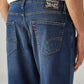 Men's 541 Blue Athletic Tapered Fit Mid Rise Tinted Jeans - Detail View
