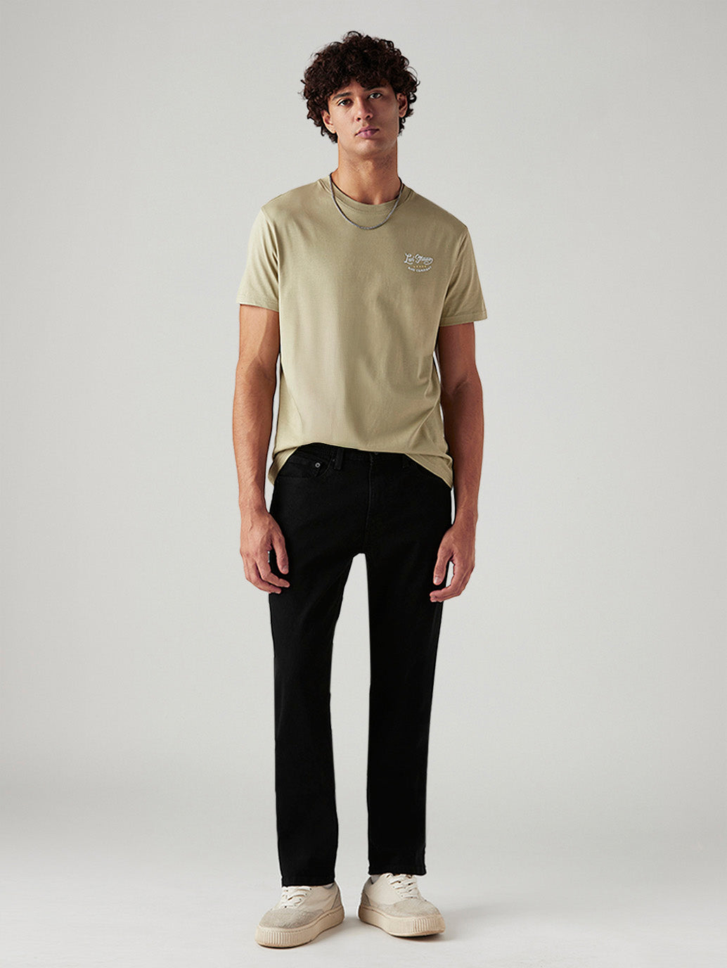 Men's 541 Black Athletic Tapered Fit Mid Rise Jeans