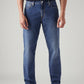 Men's 541 Blue Athletic Tapered Fit Mid Rise Jeans - Front View