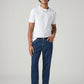 Men's 541 Indigo Athletic Tapered Fit Mid Rise Tinted Jeans - Styleshot View
