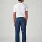 Men's 541 Indigo Athletic Tapered Fit Mid Rise Tinted Jeans - Back View