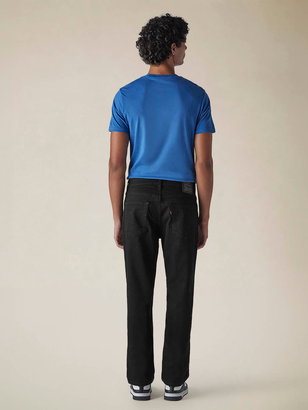Mens 541 Mid Rise Athletic Tapered Fit Cotton Stretch Blend Jeans - Back View