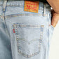 Men's 568 Light Indigo Loose Fit Mid Rise Jeans - Detail View