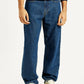 Men's 568 Med Indigo Loose Fit Mid Rise Jeans - Front View