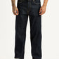 Men's 568 Navy Loose Fit Mid Rise Jeans - Front View