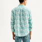 Men's Abstract Slim Fit Shirt - Back View