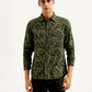 Men's Floral Slim Fit Shirt - Front View
