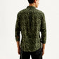 Men's Floral Slim Fit Shirt - Back View
