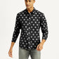 Men's Geometric Print Slim Fit Shirt - Styleshot View