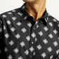 Men's Geometric Print Slim Fit Shirt - detail View