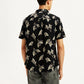 Men's Floral Slim Fit Shirt - Back View