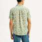Men's Floral Slim Fit Shirt - Back View