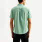 Men's Floral Slim Fit Shirt - Back View