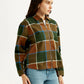 Women's Multi Color Checkered Shirt - Side View