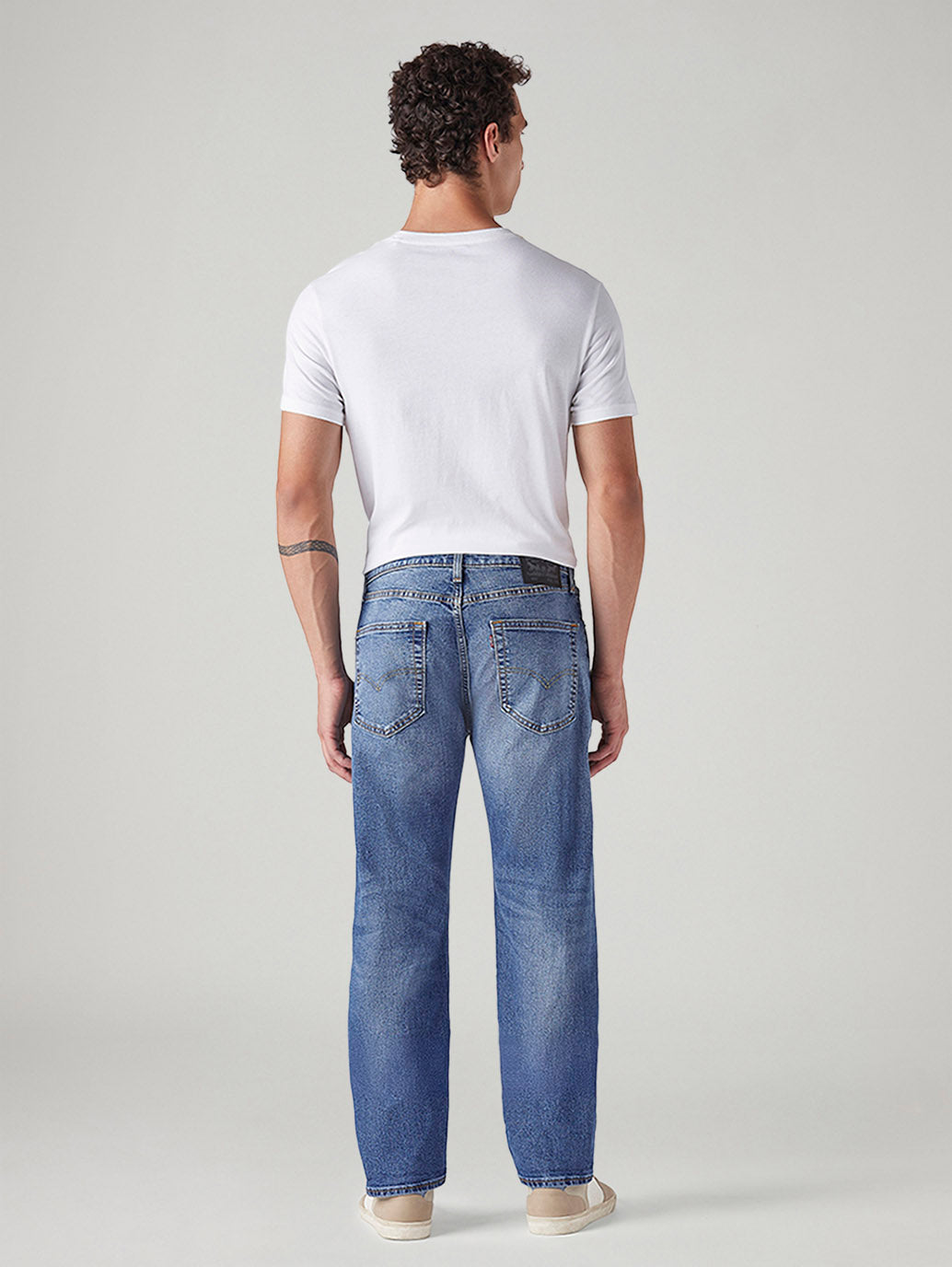 Men's 505 Blue Straight Fit Mid Rise Commuter Jeans – Levis India