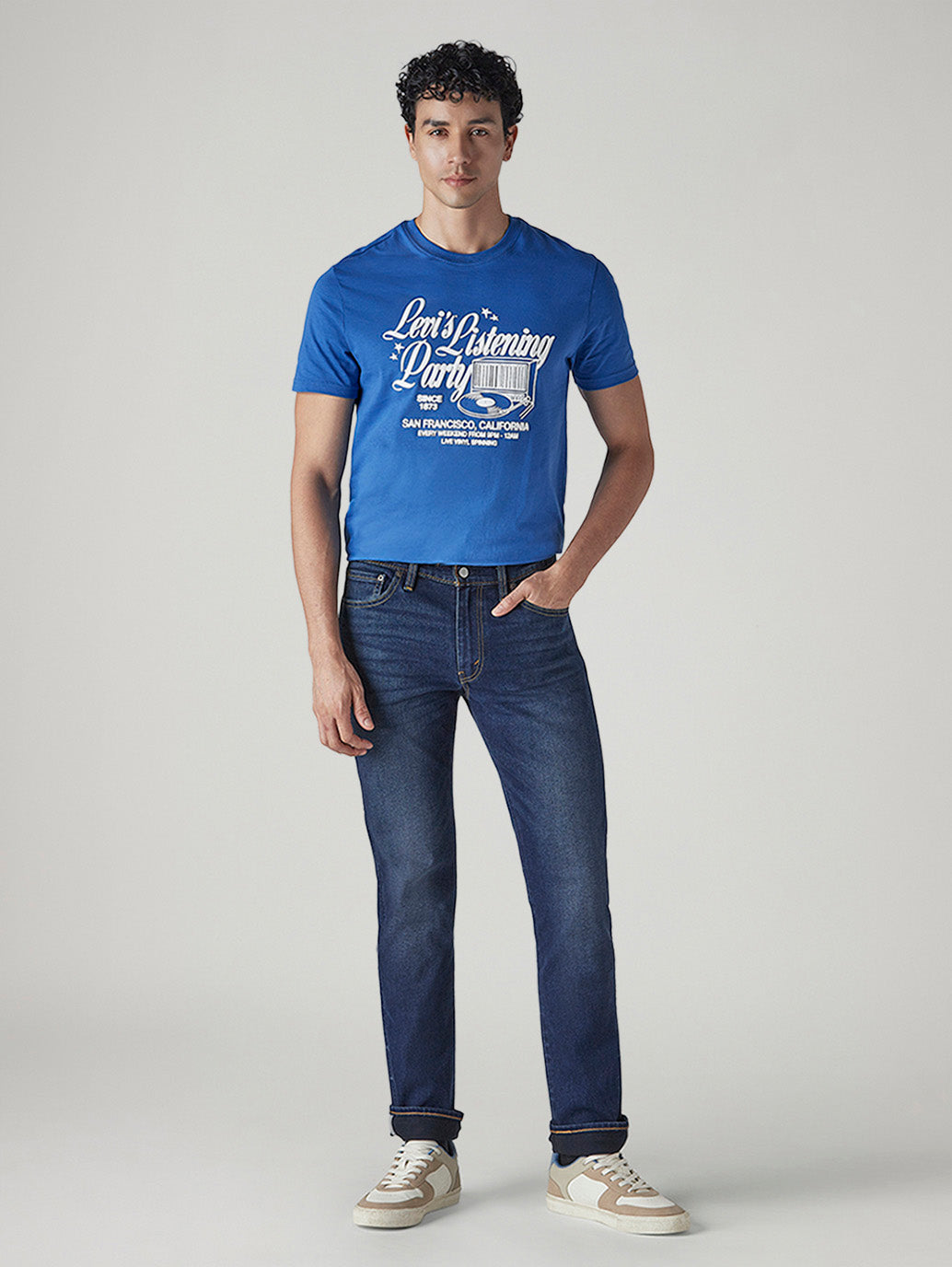 Men's 511 Dark Indigo Slim Fit Mid Rise Jeans - 1baf6ade-23b4-4448-af7e-03855f1d9a15 View