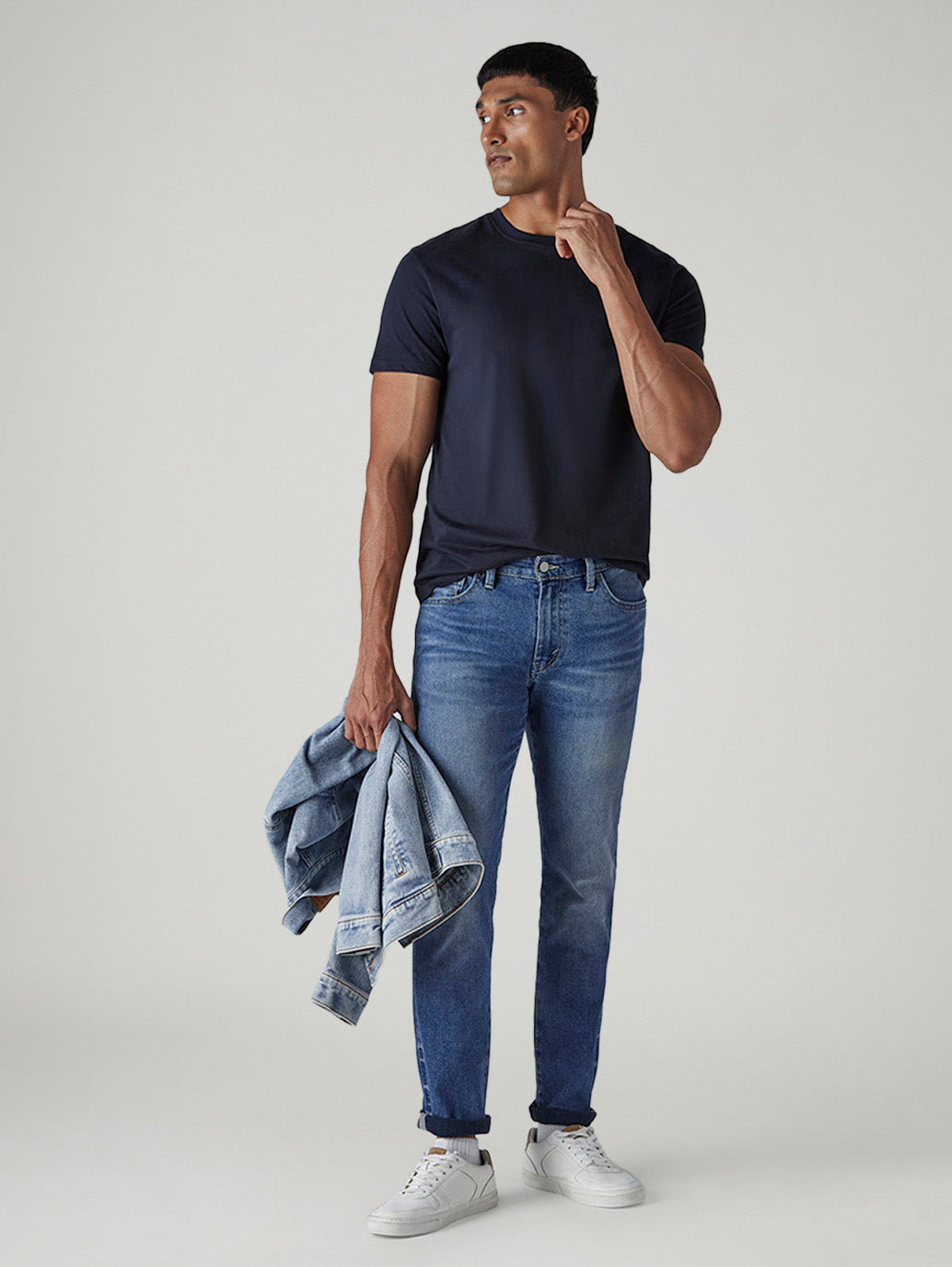 Men's 511 Blue Slim Fit Mid Rise Commuter Jeans
