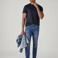 Men's 511 Blue Slim Fit Mid Rise Commuter Jeans - Styleshot View